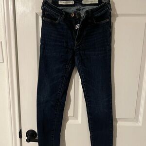 Anthropology Pilcro high rise denim legging Jeans size 25